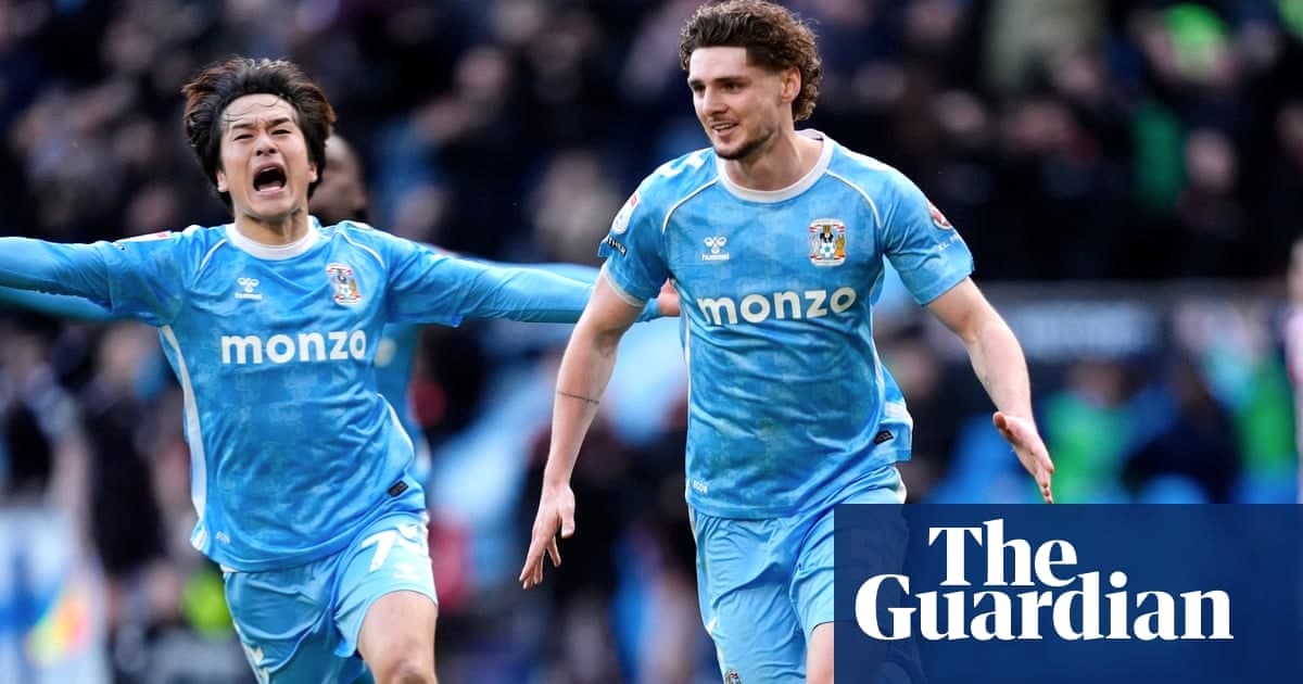 考文垂补时绝杀锁定四连胜 领先英冠8分