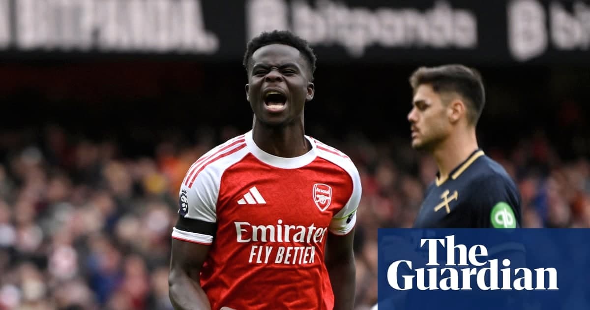 萨卡领衔阿森纳登顶英超，300场执教日击败西汉姆