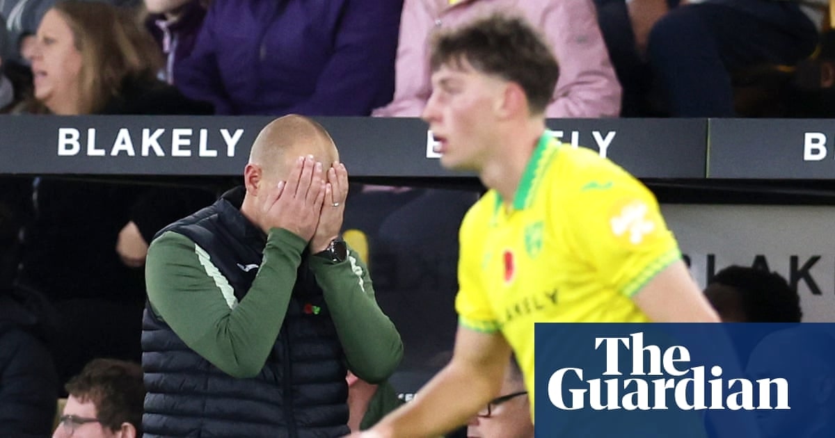 诺里奇解雇曼宁：2-1不敌莱斯特后跌入英冠降级区