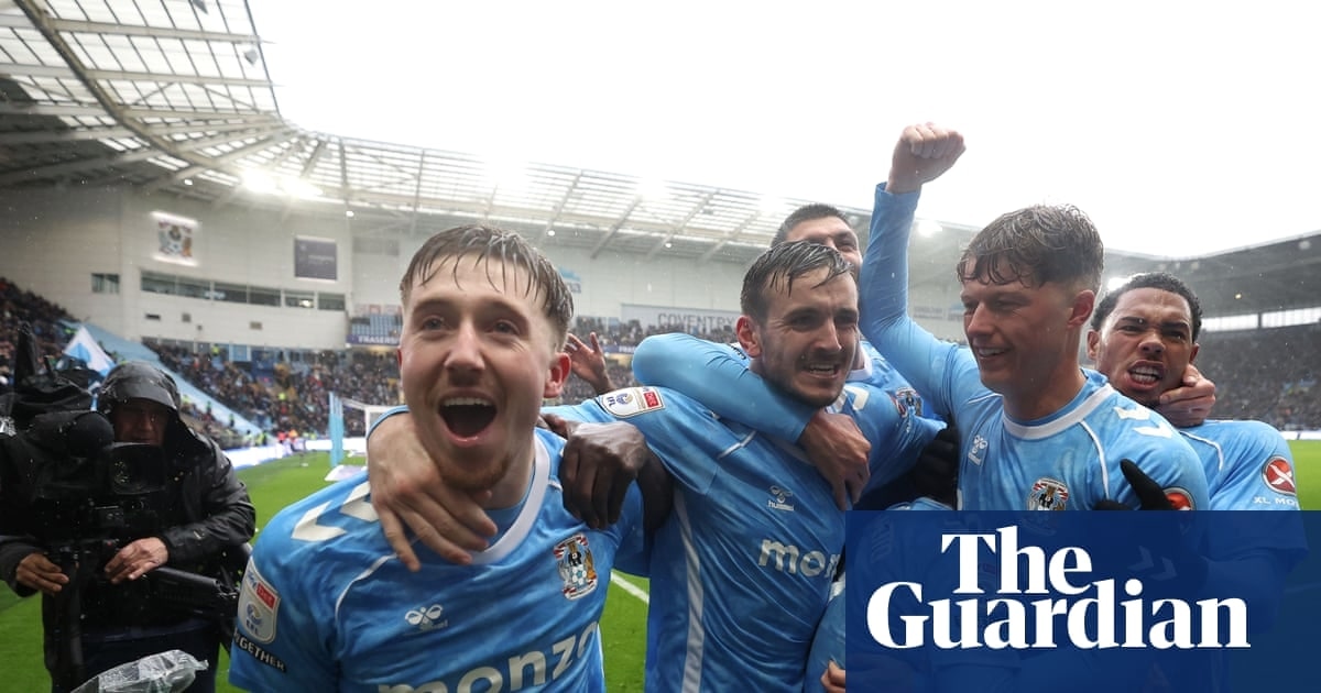 考文垂逆转击败西布罗，达卡打破一年进球荒