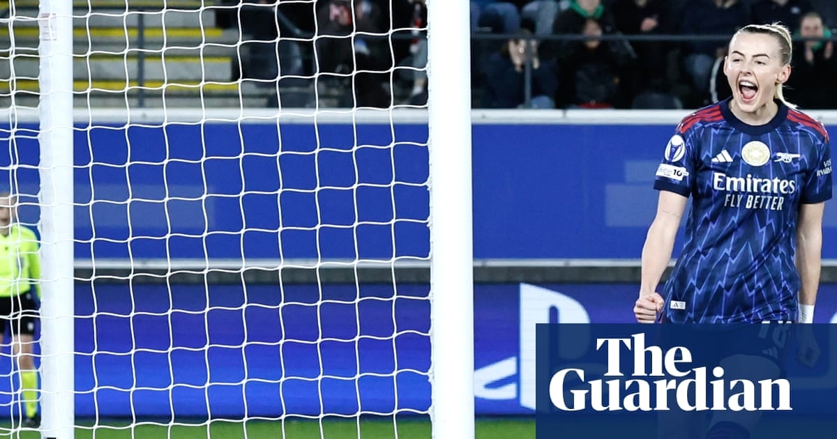 阿森纳女足4-0击败OH Leuven，距女子欧冠八强仅一步之遥