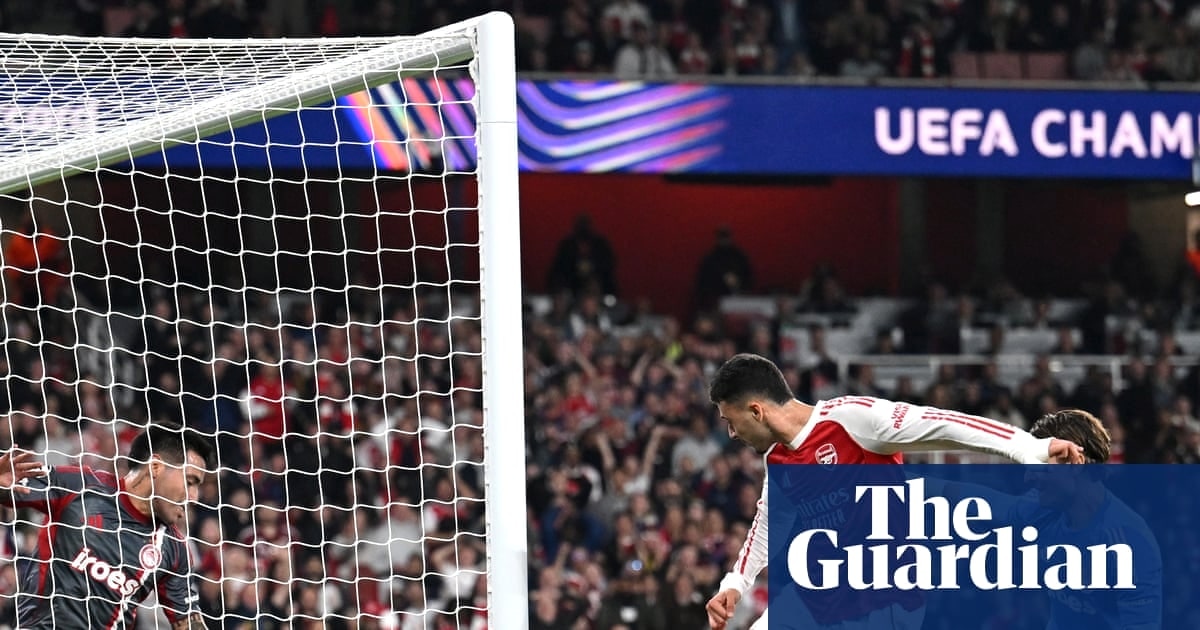 马丁内利与萨卡破门,阿森纳补时击败奥林匹亚科斯